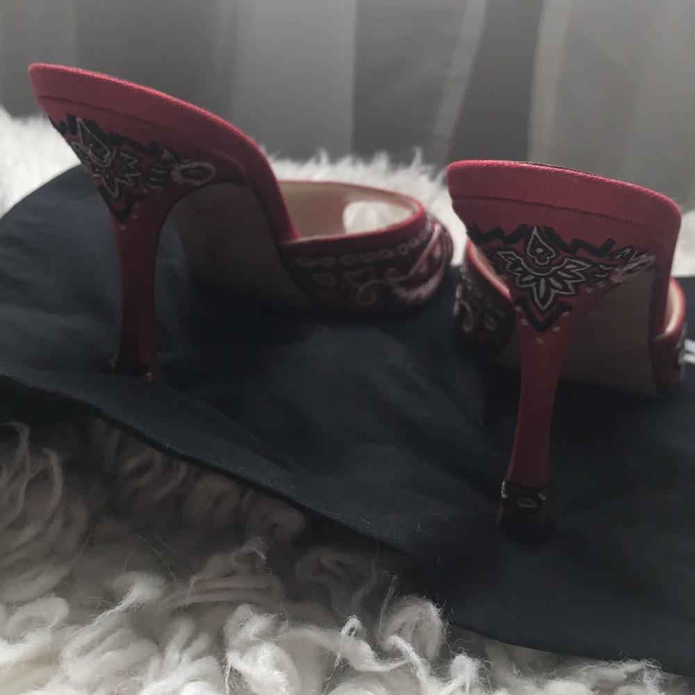Brian Atwood Mule Sandal Heels - Picture 3 of 8